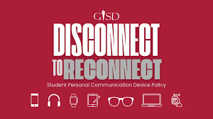 'Disconnect to Reconnect' graphic courtesy of Garland ISD